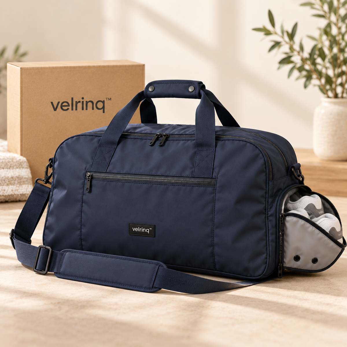 velrniq™ AquaSplit Wet/Dry Short-Trip Duffel Bag