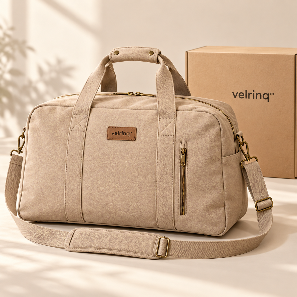 velrniq™ GlideSleeve Trolley-Compatible Weekender Bag