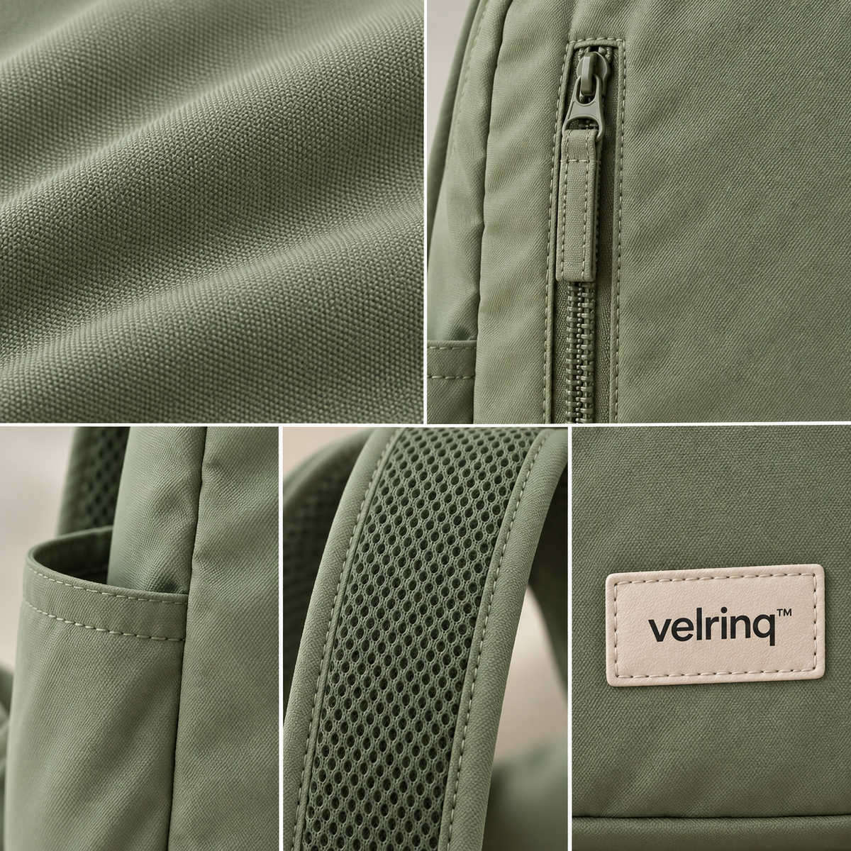 velrniq™ AirLume Multi-Compartment Everyday Backpack