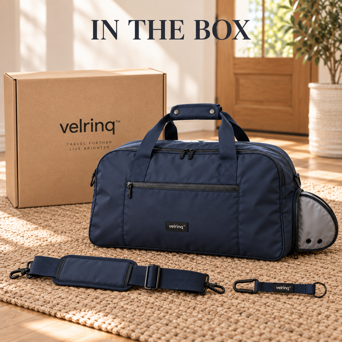 velrniq™ AquaSplit Wet/Dry Short-Trip Duffel Bag