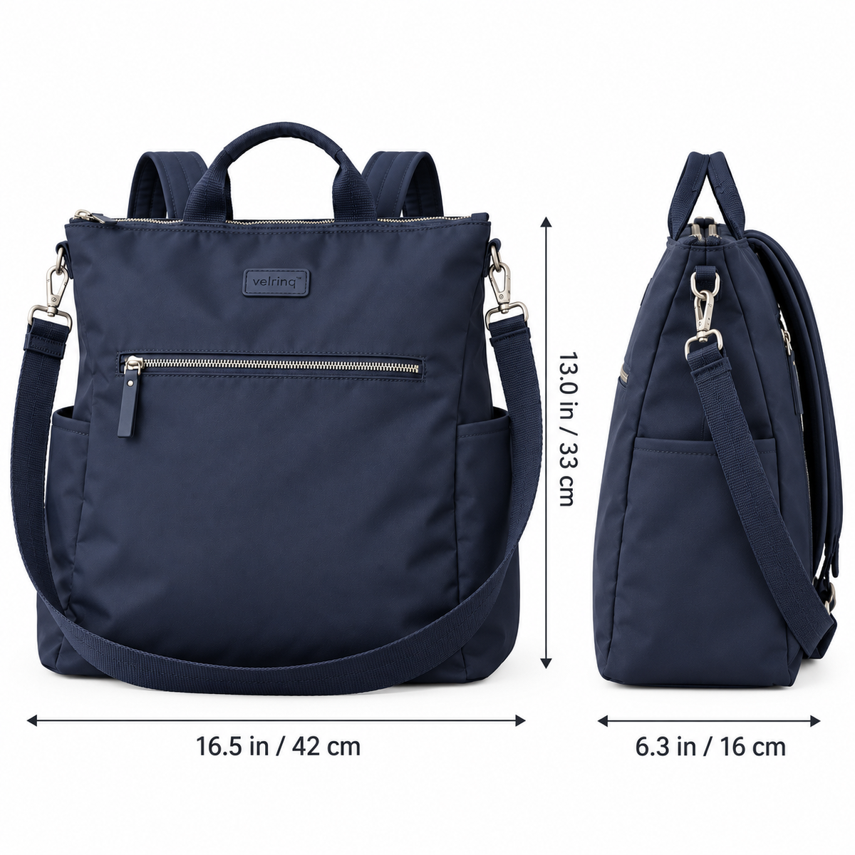 velrniq™ SwitchCarry Convertible Backpack & Shoulder Bag